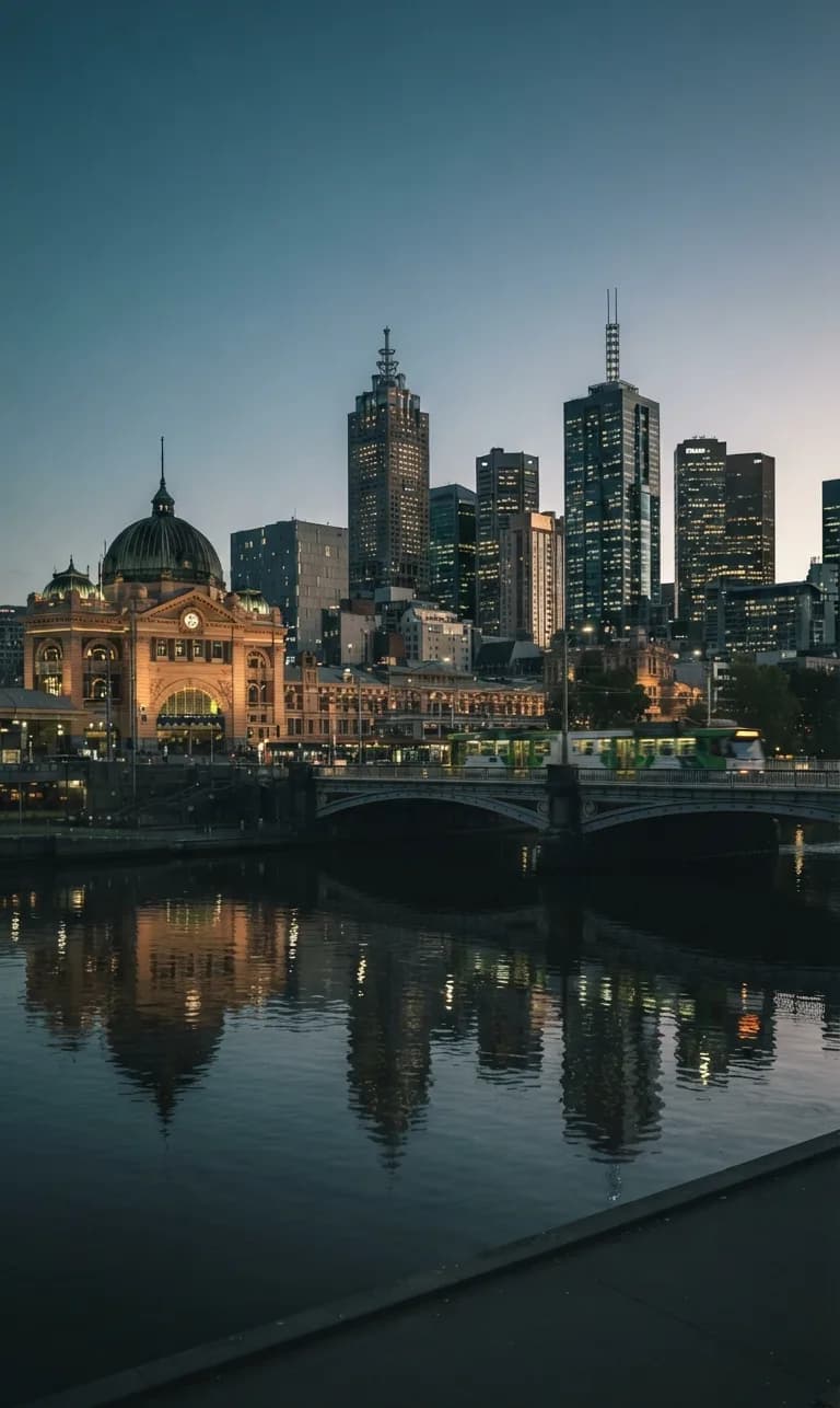 Melbourne city skyline